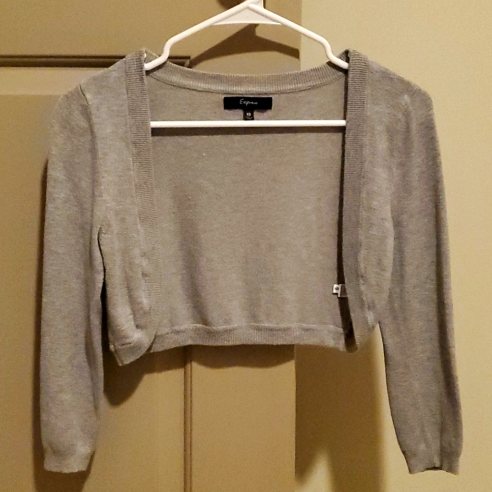 Express Crop Shrug Sweater XS